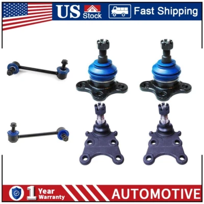 Kit de 6 enlaces de barra estabilizadora delantera + rótula superior e inferior para Isuzu PZ 1998-2000 Foto 1 de 4