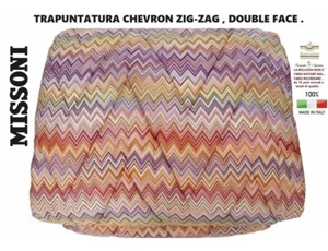 MISSONI iconische Chevron Zick-Zack Daunendecke CM. 260 x 260 Master Classic - Bild 1 von 14