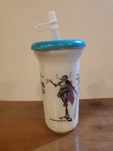 Rare Vintage Thumbelina Don Bluth Movie Promo Cup with Straw Mr Berkeley Beetle - Picture 1 of 7