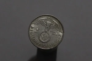 🧠🇩🇪 GERMANY THIRD REICH 2 REICHSMARK 1937 A SILVER B84 #7003 - Picture 1 of 3