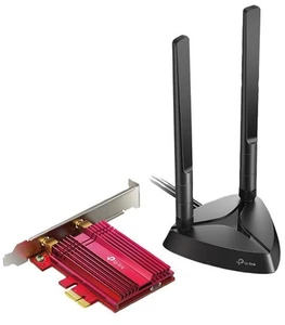 TP-LINK - Adaptateur PCI-Ex WiFi 6 AX3000 Bi-Bande & Bluetooth 5.0 - Photo 1/3