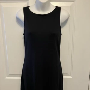 Tommy Bahama NWT Sz XS Sleeveless Drapey Ponte Sheath Women’s Dress Black - Picture 1 of 8