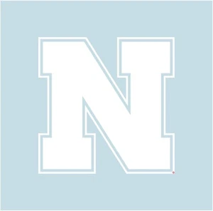 UNIVERSITY OF NEBRASKA Huskers Large White Decal - Picture 1 of 1