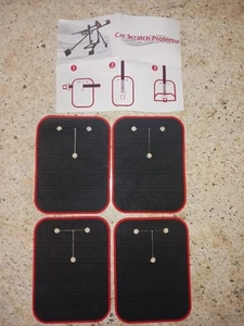 Car Scratch From Bike Protector 4 Piece Rubber Car Protector (E) - Picture 1 of 3