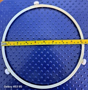 9 1/4" Daewoo 3512519300 Microwave Roller Guide Tray Plate Support KOR-100S! - Picture 1 of 2
