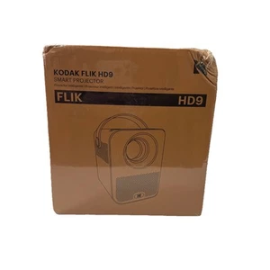 Kodak FLIK HD9 Smart Projektor, Schwarz Tragbarer Filmprojektor Neu-Versiegelt - Bild 1 von 8