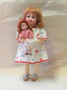 Bleuette jumeau Und Miniatur Googlie Ref. N Sale Ensemble - Picture 1 of 6