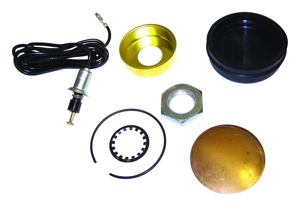 Kit de botón de bocina Crown Automotive 927416K compatible con 64-75 CJ3 CJ5 CJ5A CJ6 CJ6A Foto 1 de 1