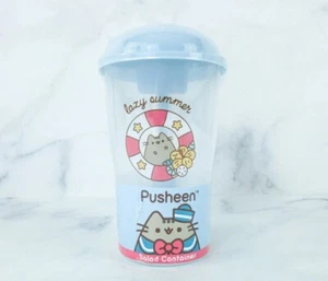 Contenedor para ensaladas Pusheen soporte para alimentos verano 2019 caja exclusiva NUEVO SELLADO - Imagen 1 de 4