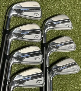 NEW Callaway Paradym AI Smoke Iron Set 5-PW, AW Graphite Cypher Fifty Regular LH - Picture 1 of 11