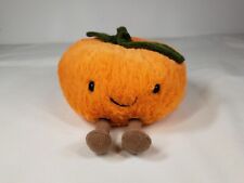 Jellycat Clementine Amusables Orange Plush Fruit Stuffed Small 5” Cutie Soft