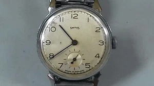 EARLY SMITHS STEEL MENS WATCH AQUATITE VINTAGE - Imagen 1 de 8