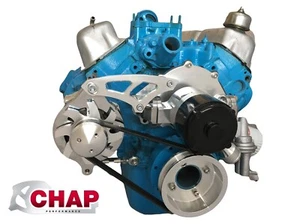 Kit de conversión de polea serpentina bloque pequeño Ford 351W Alt eléctrico WP SBF 1 - Imagen 1 de 3