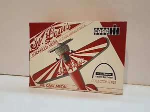 1992 Case IH Spec Cast Lockheed Vega St. Louis Die Cast Metal Plane New in Box - Picture 1 of 7