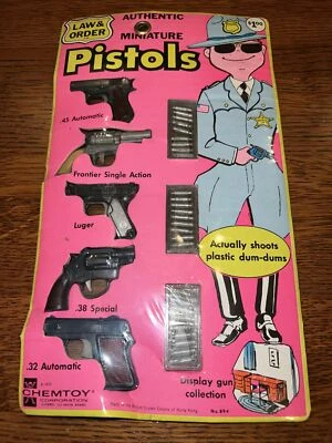 Pistolas miniatura auténticas Chemtoy Law and Order 1970 vintage selladas ¡¡¡¡¡¡¡¡¡¡¡¡¡¡¡¡¡¡¡¡¡¡¡¡¡¡! Foto 1 de 4