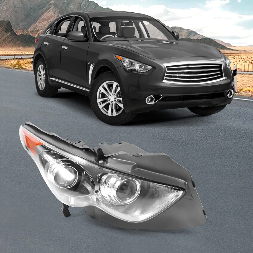 For 09-17 INFINITI FX35 FX37 FX50 QX70 Xenon/HID Headlight Headlamp Passenger RH — 第 1/4 张图片