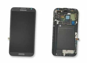 ORIGINAL SAMSUNG GALAXY GT-N7105 NOTE 2 LTE GRAU LCD DISPLAY SERVICE PACK - Bild 1 von 3