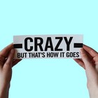 Ozzy Osbourne Sticker! "Crazy Train" sticker! black sabbath Blizzard of Ozz
