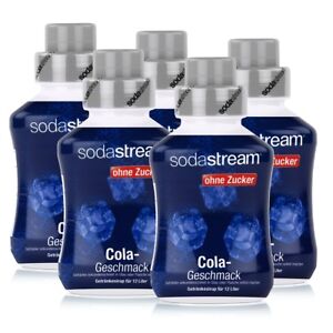 SodaStream Getränke-Sirup ohne Zucker Cola Geschmack 500ml (5er Pack)