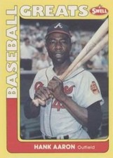 #102 Hank Aaron - Atlanta Braves - 1991 Swell Baseball Greats
