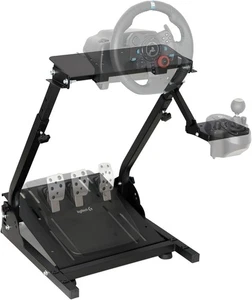 Open Box Racing Wheel Stand for Logitech G25 G27 G29 G920 – Adjustable Foldable - Picture 1 of 5