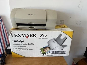 Old Stock Lexmark Z12 Color Jet Printer 1200dpi Photo Quality With Box - Picture 1 of 7