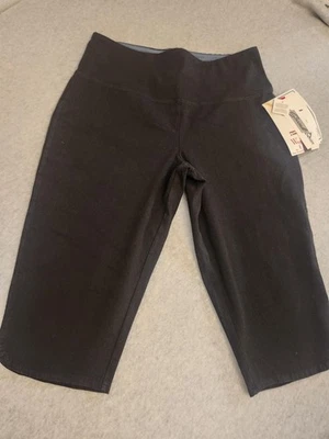 Mujeres con Control Pantalones Mujer XL Negro Capri Control Abdomen Denim Jeggings Foto 1 de 4