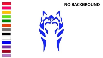 ORACAL AHSOKA TANO, PADAWAN, JEDI, STAR WARS, Decal Stickers for Cars, Windows, Laptops