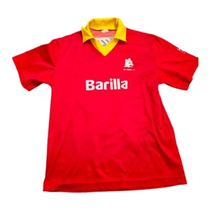 Maglia bambino AS Roma #9 Voeller 1987-88 Lanetta Barilla taglia S - Foto 1 di 4