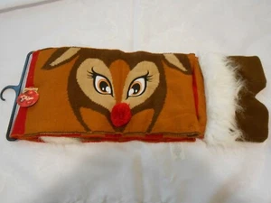 KOHL'S - RUDOLPH DER ROTE NASENHIRSCH 70 ZOLL BRAUNER SCHAL FÜR UNISEX KINDER - Bild 1 von 2