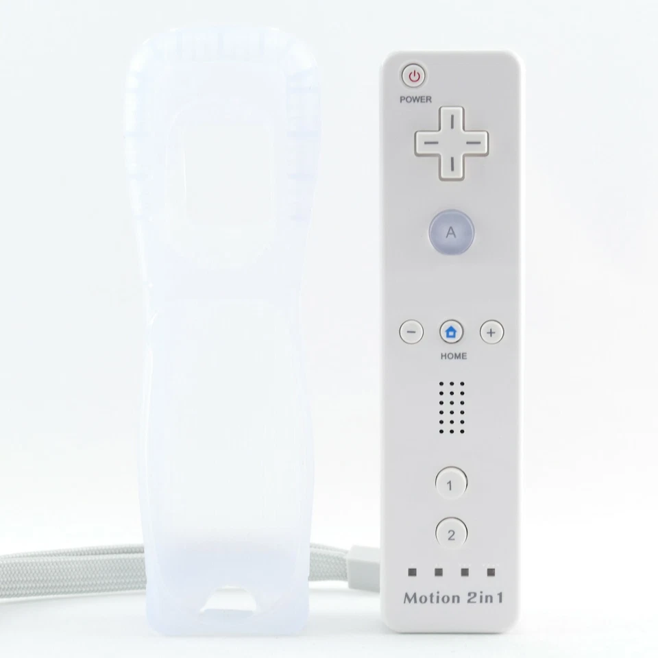 MARKENLOS Remote Motion Plus Controller / Fernbedienung (weiß / white) Nintendo Wii (NEU)