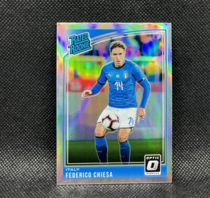 Federico Chiesa Rated Rookie HOLO PRIZM Panini 2018-19 Donruss Soccer #192 RC