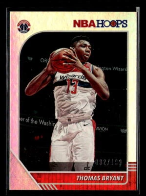 Thomas Bryant 2019-20 Hoops #193 Silver /199 Washington Wizards - Image 1 of 2