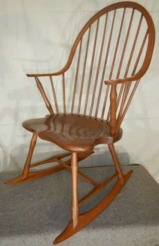 Benchmade WINDSOR Rocking CHAIR Contemporary MCM Mid century design Cover