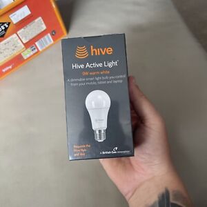 Hive Active Light Warm White Bulb - E27 9w SEALED IN BOX! NEW!