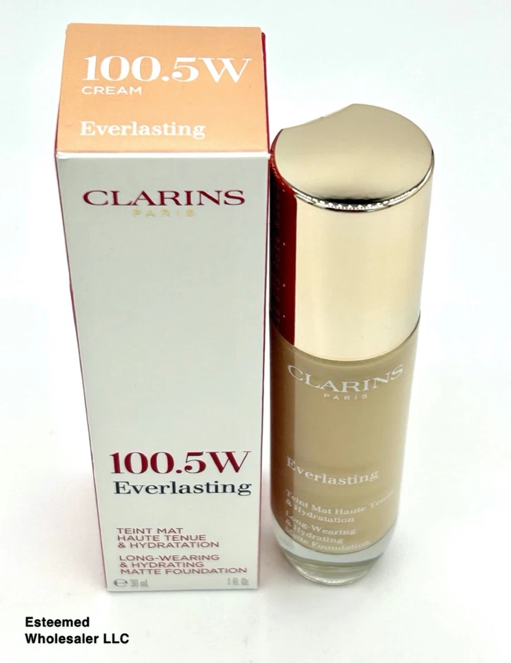 CLARINS Everlasting Long-Wearing & Hydrating Matte Foundation 100.5W Cream 1oz - Image 1 of 1