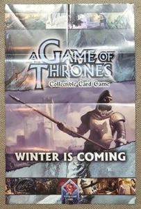 A GAME OF THRONES CCG ORIGINAL PRERELEASE PROMO POSTER FANTASY FLIGHT GAMES 2002 - Bild 1 von 5