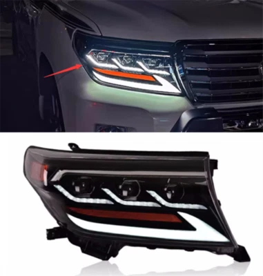 ABS Plastic Exterior Front LED headlight assembly For Toyota Land Cruiser 07-15 - Image 1 of 4