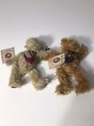 Boyds Bears Friendship Bear Pair #50009 2003 8” Collectors Ed. Wiggly Bears Nwt