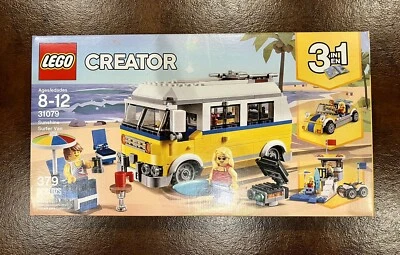 LEGO CREATOR: Sunshine Surfer Van (31079) Camper Beach 3 In 1 New Sealed Beetle - Image 1 of 4