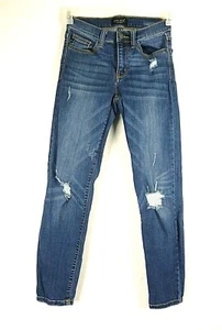 Pantalones de mezclilla Judy Blue para mujer/junior ajustados desgastados elásticos talla 1/25 medidas 25x27 - Imagen 1 de 8