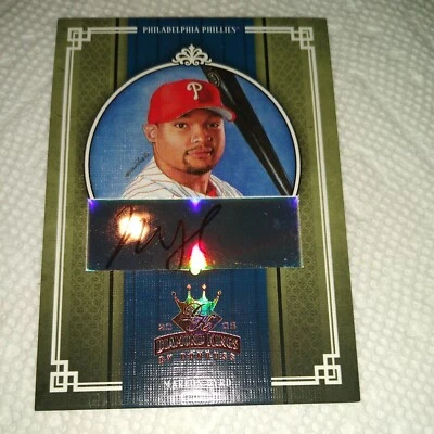 Marlon Byrd 2005 Donruss Diamond Kings AUTOGRAPH #382 Phila. Phillies **59/100** - Image 1 of 2