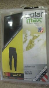 Polarmax Men's Lightweight Tech Silk Base Layer Pants -Small-Relaxed Fit  (G 59)
