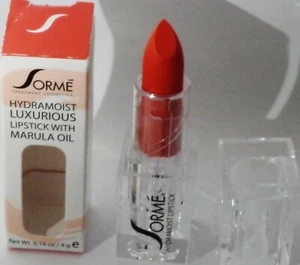 SORME HYDRAMOIST LUXURIOUS LIPSTICK WITH MARULA OIL ABLAZE #264 New In Box - Picture 1 of 3