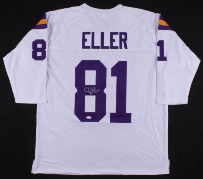 Carl Eller Signed Minnesota Vikings Throwback Jersey Inscribed HOF 04 (JSA COA)  - Image 1 of 4