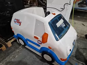 OLLY THE LITTLE WHITE VAN CHILDRENS KIDDIE RIDE - COIN OPERATED / VERY COMPACT - Picture 1 of 6