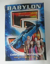 BABYLON 5 Collectible Card Game Starter Set, USED with 136 Cards - NEAR MINT!