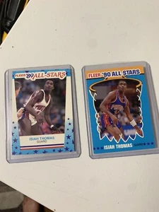 1989-90 1990-91 FLEER STICKER #6 ISIAH THOMAS lot HOF MINT Sharp Cards - Picture 1 of 2