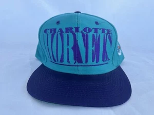 Vintage Charlotte Hornets SnapBack Hat Cap 1990’s NBA - Picture 1 of 9