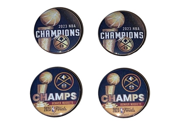 2023 Nuggets NBA Champs Banner Lapel Pin